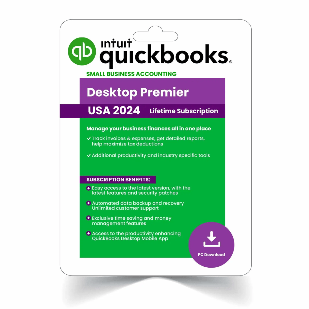 QuickBooks Desktop Premier 2024 Lifetime Activation